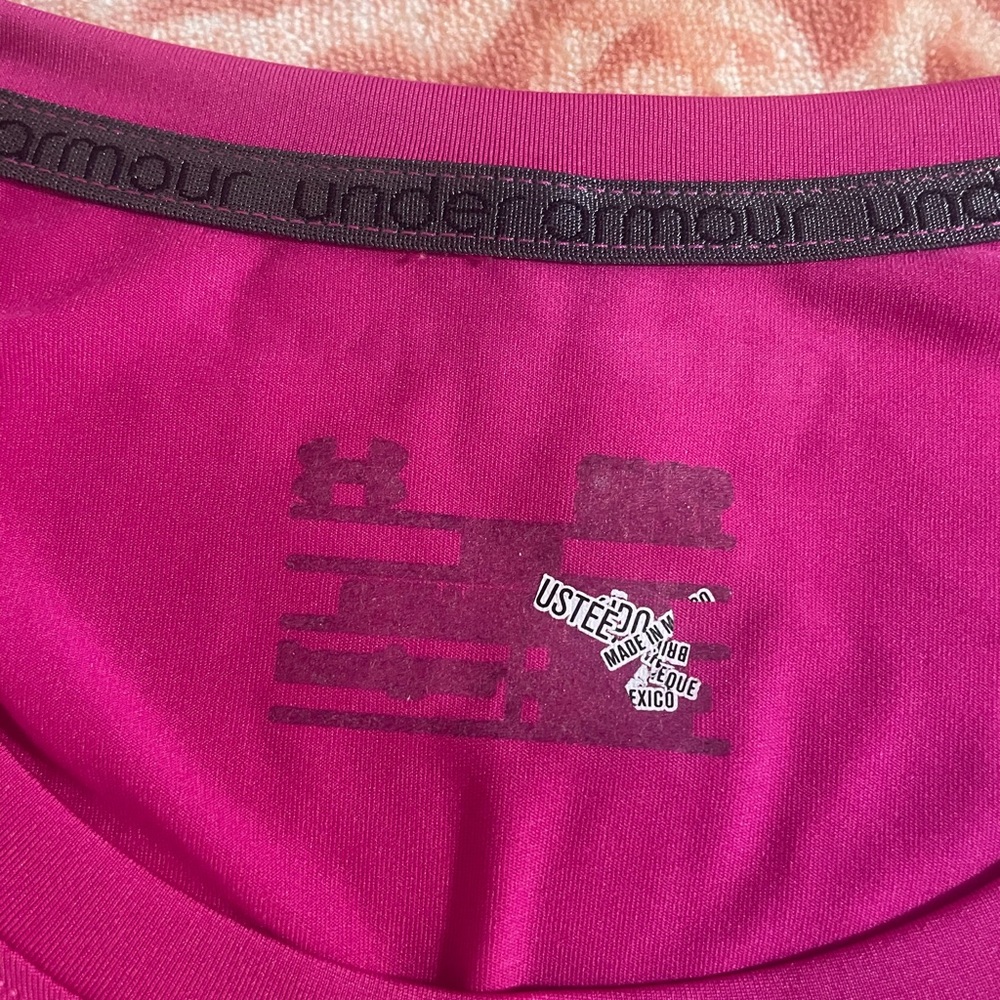 Under Armour Fuchsia Long Sleeve Top - Picture 6 of 7